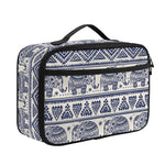 African Tribal Elephant Pattern Print Portable Lunch Bag
