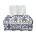 African Tribal Elephant Pattern Print Rectangle Tissue Box Cover