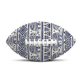 African Tribal Elephant Pattern Print Rugby Ball