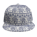 African Tribal Elephant Pattern Print Snapback Cap