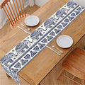 African Tribal Elephant Pattern Print Table Runner