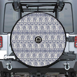 African Tribal Elephant Pattern Print Tire Cover With Camera Hole