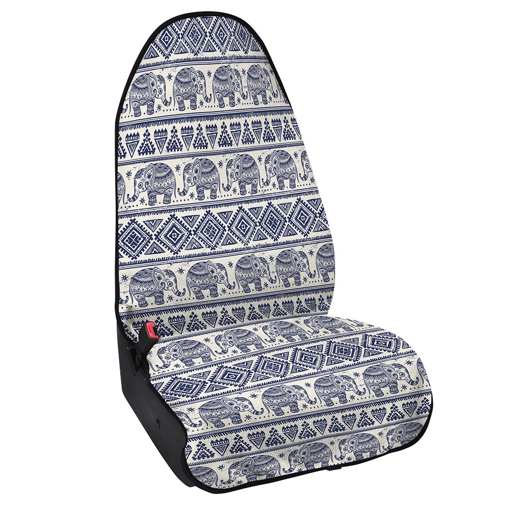 African Tribal Elephant Pattern Print Waterproof Car Seat Cover