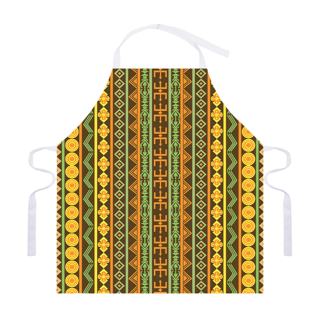 African Tribal Inspired Pattern Print Adjustable Apron