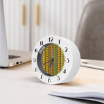 African Tribal Inspired Pattern Print Alarm Clock