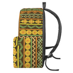 African Tribal Inspired Pattern Print Backpack