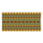 African Tribal Inspired Pattern Print Beach Towel