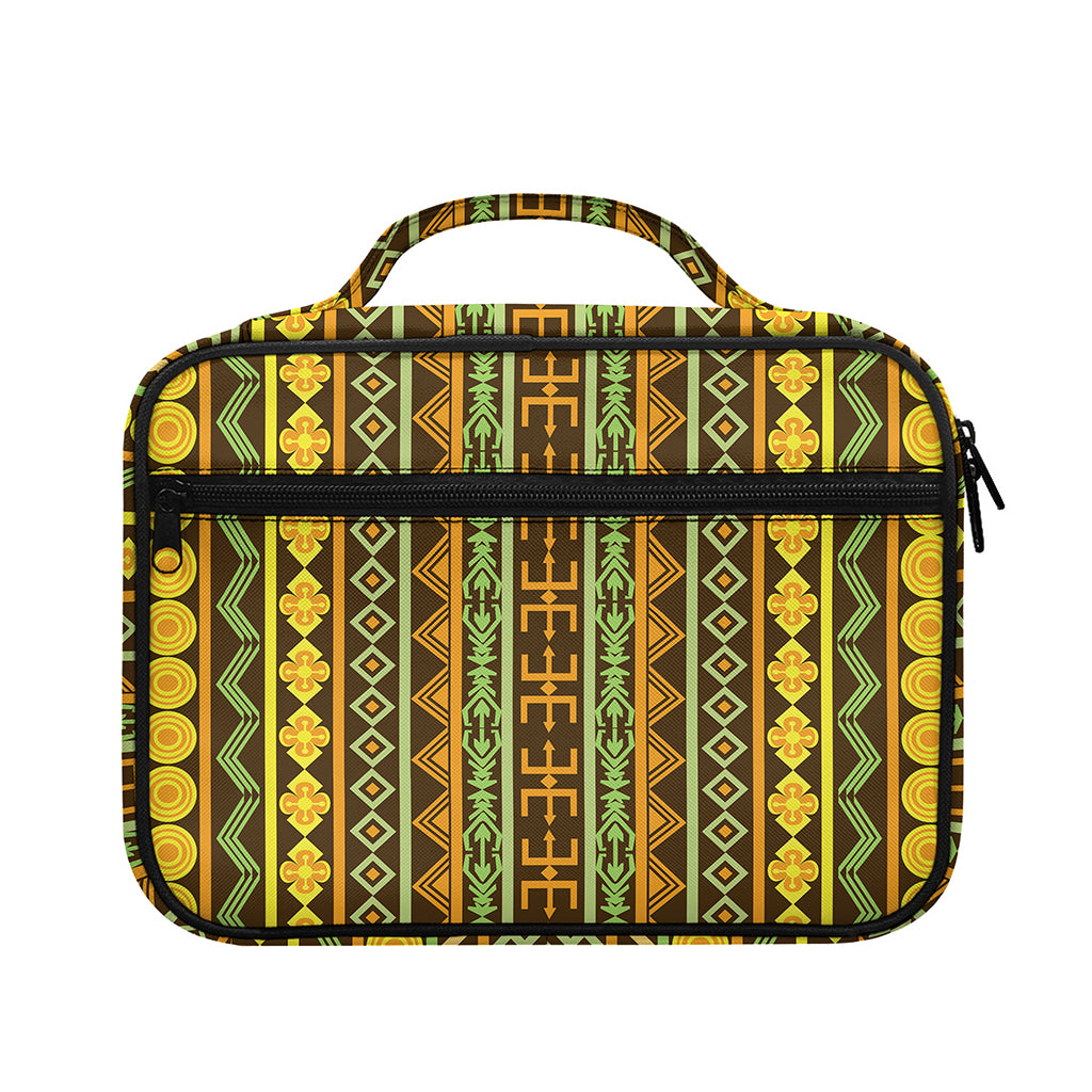 African Tribal Inspired Pattern Print Briefcase Bible Bag