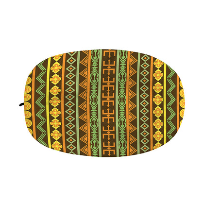 African Tribal Inspired Pattern Print Car Side Mirror Covers