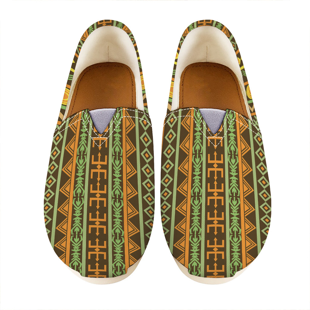 African Tribal Inspired Pattern Print Casual Shoes