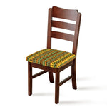 African Tribal Inspired Pattern Print Chair Cushion Cover