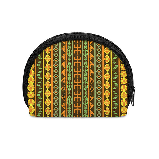 African Tribal Inspired Pattern Print Coin Purse
