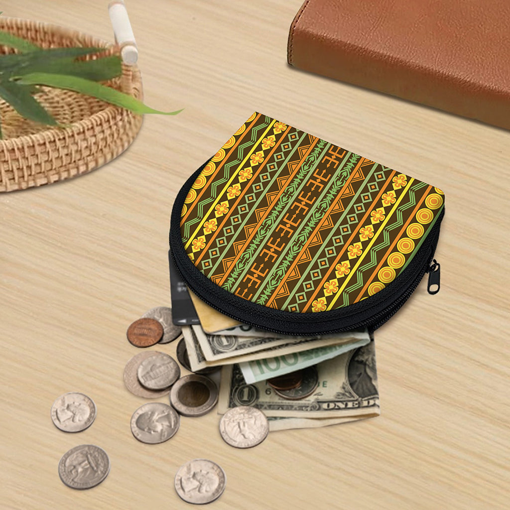 African Tribal Inspired Pattern Print Coin Purse