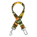 African Tribal Inspired Pattern Print Dog Seat Belt