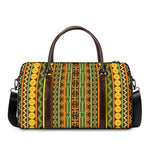 African Tribal Inspired Pattern Print Duffle Bag