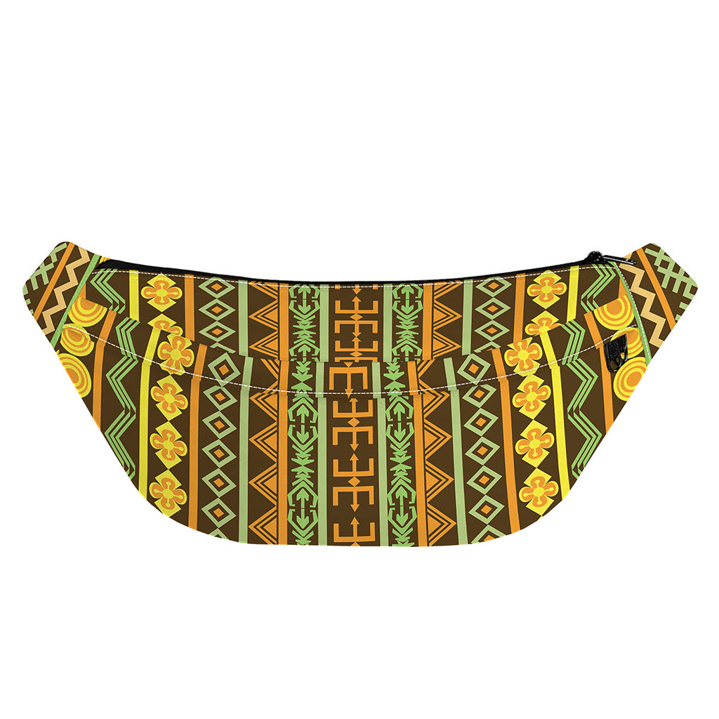 African Tribal Inspired Pattern Print Fanny Pack