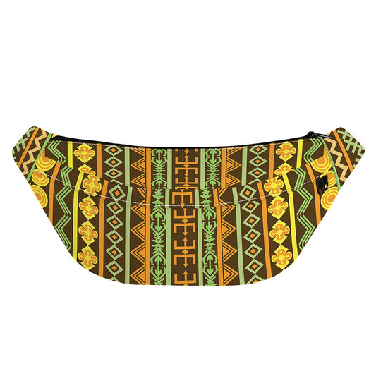 African Tribal Inspired Pattern Print Fanny Pack