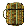 African Tribal Inspired Pattern Print Front Pocket Bible Bag