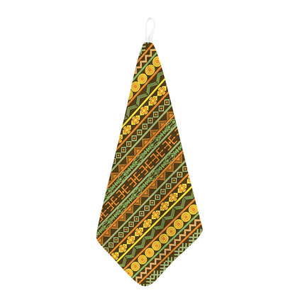 African Tribal Inspired Pattern Print Hand Towel