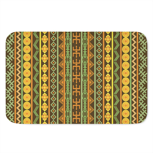 African Tribal Inspired Pattern Print Indoor Door Mat