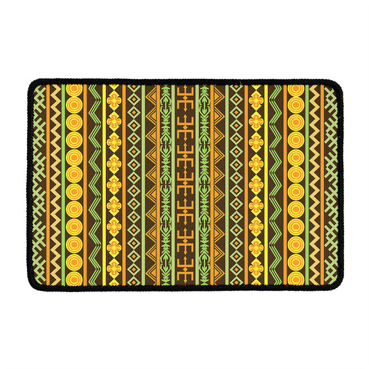 African Tribal Inspired Pattern Print Kitchen Mat