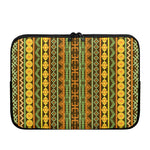 African Tribal Inspired Pattern Print Laptop Sleeve