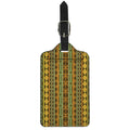 African Tribal Inspired Pattern Print Luggage Tag