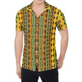 African Tribal Inspired Pattern Print Men's Shirt