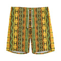 African Tribal Inspired Pattern Print Men's Athletic Shorts
