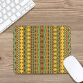 African Tribal Inspired Pattern Print Mouse Pad