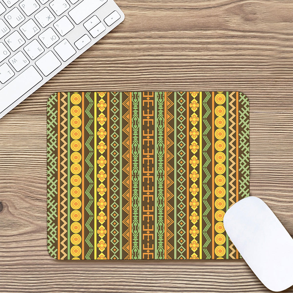 African Tribal Inspired Pattern Print Mouse Pad