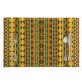 African Tribal Inspired Pattern Print Placemat