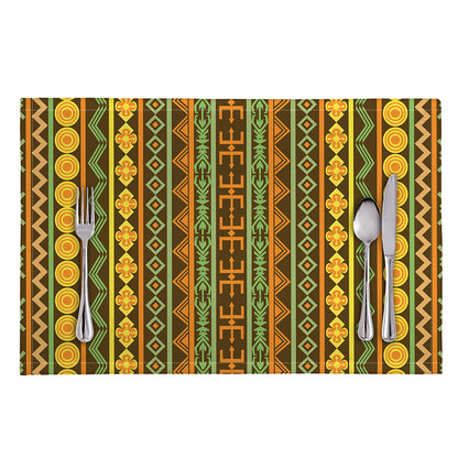 African Tribal Inspired Pattern Print Placemat