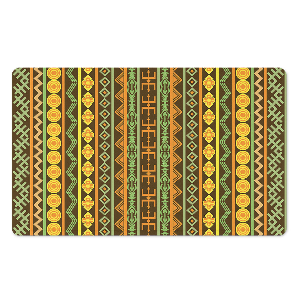 African Tribal Inspired Pattern Print Polyester Doormat