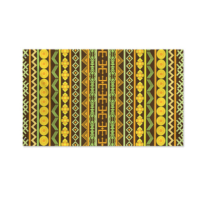 African Tribal Inspired Pattern Print Polyester Flag