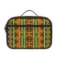 African Tribal Inspired Pattern Print Portable Lunch Bag