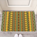 African Tribal Inspired Pattern Print Rubber Doormat