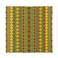 African Tribal Inspired Pattern Print Silk Bandana