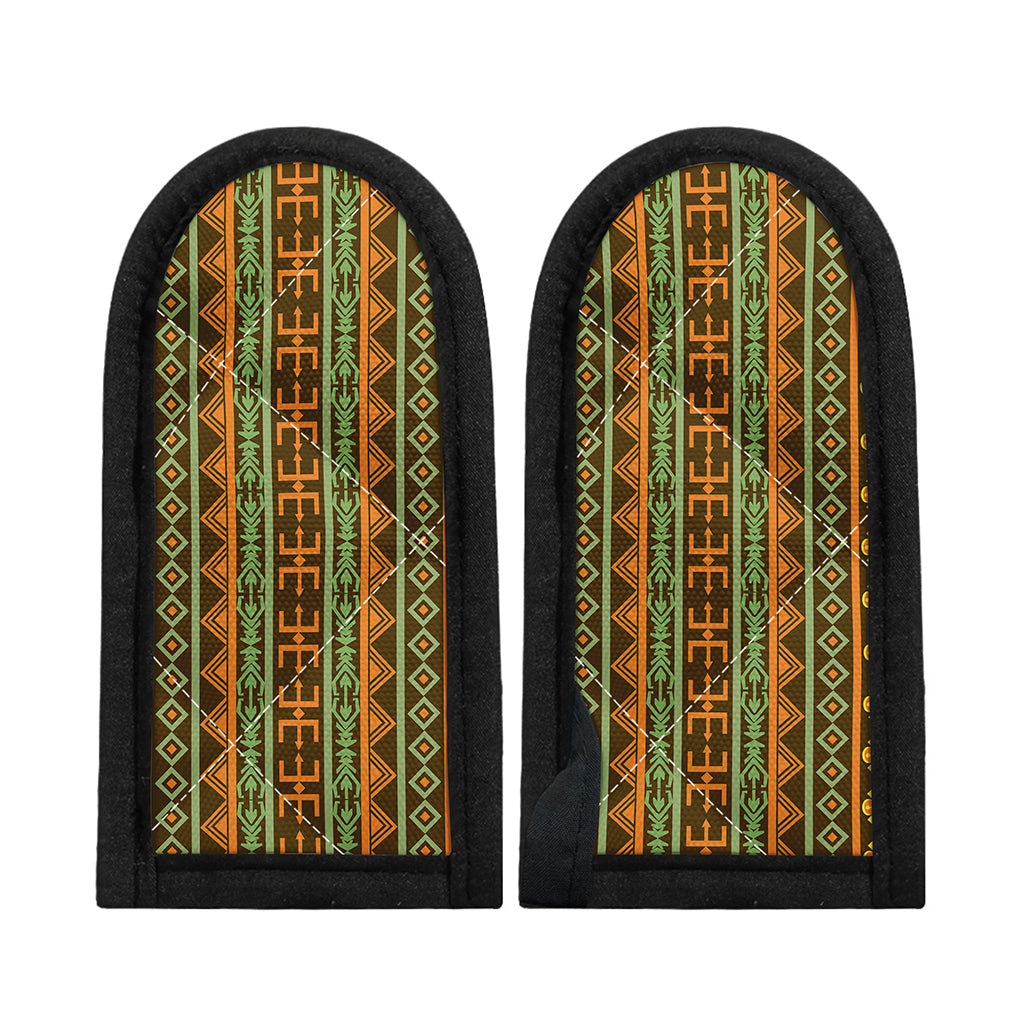 African Tribal Inspired Pattern Print Skillet Handle Cover