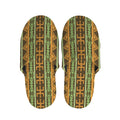 African Tribal Inspired Pattern Print Slippers