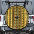 African Tribal Inspired Pattern Print Tire Cover With Camera Hole