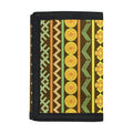 African Tribal Inspired Pattern Print Trifold Wallet