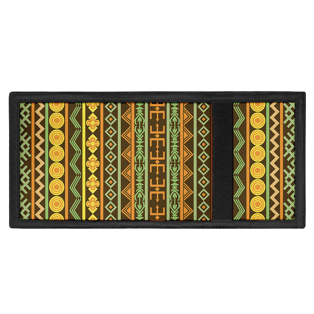 African Tribal Inspired Pattern Print Trifold Wallet