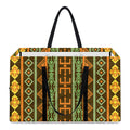 African Tribal Inspired Pattern Print Utility Tote Bag