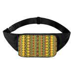 African Tribal Inspired Pattern Print Waist Bag