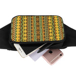 African Tribal Inspired Pattern Print Waist Bag