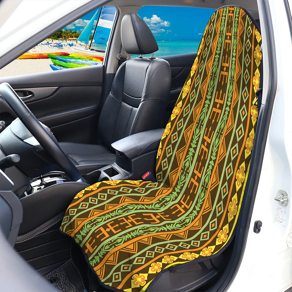 African Tribal Inspired Pattern Print Waterproof Car Seat Cover