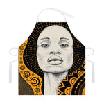 African Woman Print Adjustable Apron