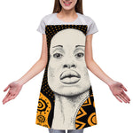 African Woman Print Adjustable Apron
