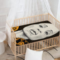 African Woman Print Baby Crib Sheet